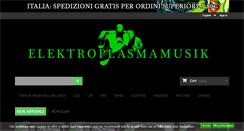 Desktop Screenshot of elektroplasmamusik.eu